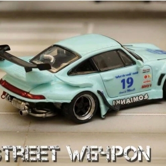 Street Weapon PORSCHE RWB 993 - #19 - Luminous - turquoise -