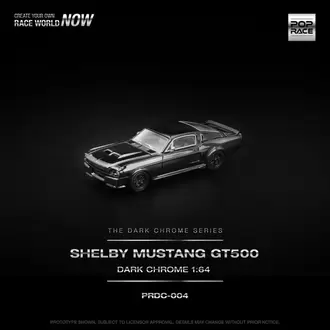 POPRACE PRDC004 SHELBY MUSTANG GT500 DARK CHROME