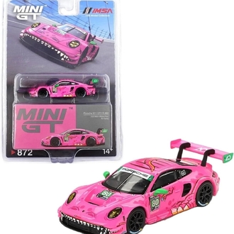 Mini GT 1/64 Porsche 911 GT3 R AO Racing 2023 IMSA VIRginia Roxy - Blister Paket MGT00872-BL