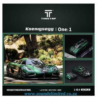 Time Top Koenigsegg One:1 Green Limited Edition TT644813

