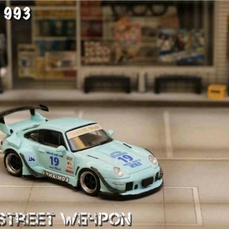 Street Weapon PORSCHE RWB 993 - #19 - Luminous - turquoise -