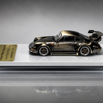 Model Collect Porsche RWB 964 (High Wing) Chrome Bronze Brushed Livery