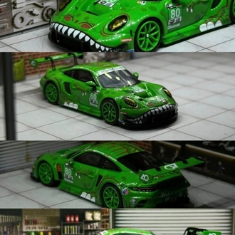 Star Race #80 Porsche 911 GT3 R Tyrannosaurus T-Rex Rexy Green