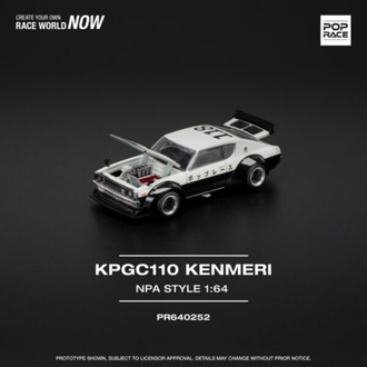 Pop Race 1/64 KPGC110 Kenmeri NPA Style PR640252