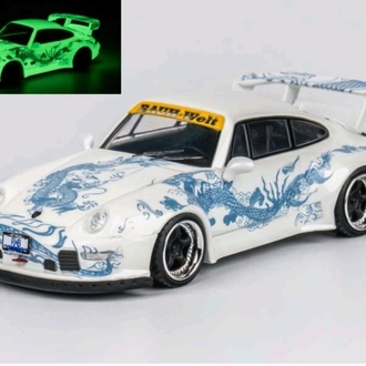 TPC PORSCHE 911 RWB 993 Luminous effect Dragon white