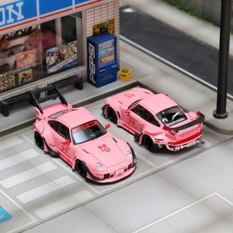 Street Weapon Porsche RWB 993 Pink Low Tail