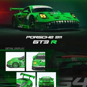 Star Race #80 Porsche 911 GT3 R Tyrannosaurus T-Rex Rexy Green