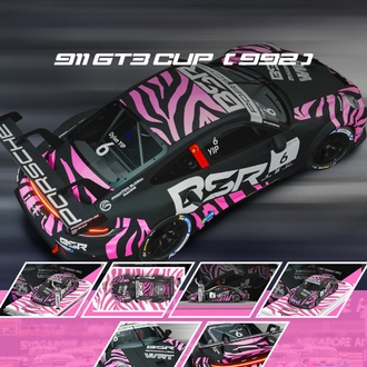 ModernArt Porsche 911 GT3 #6 Carrera Cup Asia
