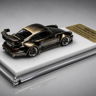 Model Collect Porsche RWB 964 (High Wing) Chrome Bronze Brushed Livery