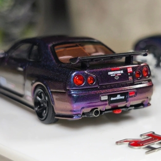 Motorhelix ICHEMO Re-Creation 1:64 Nissan Skyline GT-R Clubman Race Spec R34 & R35 2025 APA