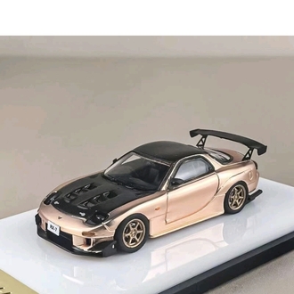 Model Collect Mazda RX-7 FD3S Rose Gold JDM Carbon Racing Sport Model Diecast Metal Car