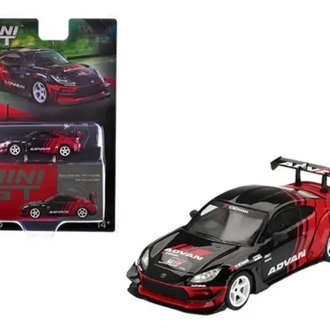 Mini GT 2 li set CHASE Toyota Gr86 Hks Type R Advan #956 Tokyo Auto Salon Zamac