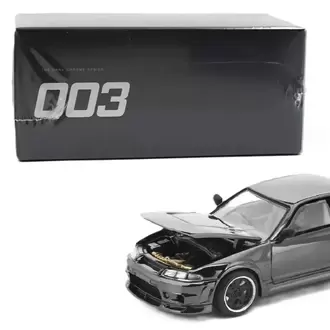POP RACE PRDC003 SKYLINE GT-R R33 DARK CHROME
