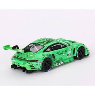 Mini GT 713 Porsche 911 GT3 R #80 GTD AO Racing 2023 IMSA Sebring 12 Hrs