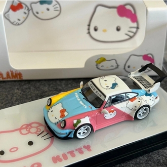 Flame Model Porsche RWB 964 Hello Kitty Livery