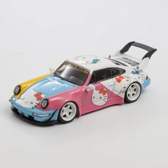 Flame Model Porsche RWB 964 Hello Kitty Livery
