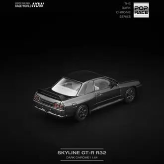 POP RACE PRDC002 SKYLINE GT-R R32 DARK CHROME