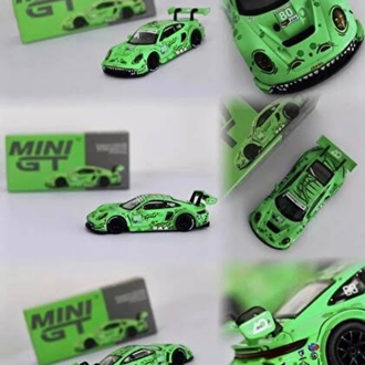 Mini GT 713 Porsche 911 GT3 R #80 GTD AO Racing 2023 IMSA Sebring 12 Hrs