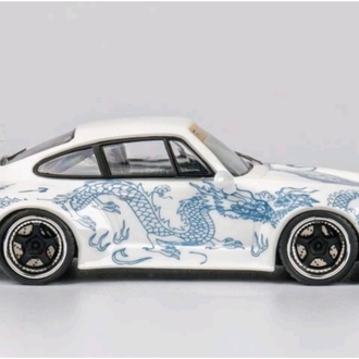TPC PORSCHE 911 RWB 993 Luminous effect Dragon white