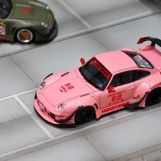 Street Weapon Porsche RWB 993 Pink Low Tail