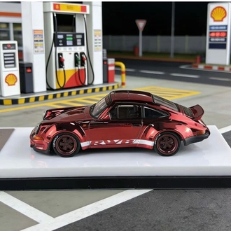 Model Collect Red Porsche Rauh-Welt RWB 930 Alloy Diecast Sport Vehicle Model Car