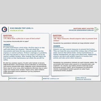 ICAO ENGLISH TEST LEVEL 4 ve ÜZERİ - HAZIRLIK KİTABI