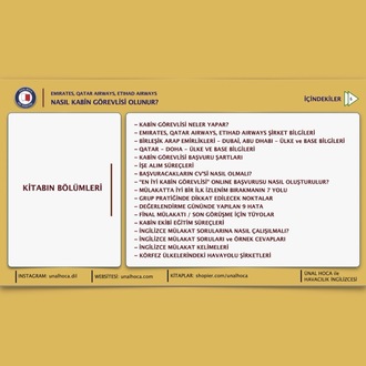 KİTAP - EMIRATES, QATAR, ETIHAD: NASIL KABİN GÖREVLİSİ OLUNUR?