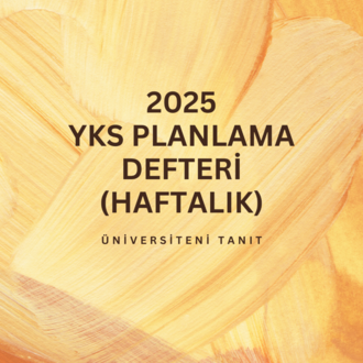 2025 YKS Planlama Defteri PDF (Haftalık)
