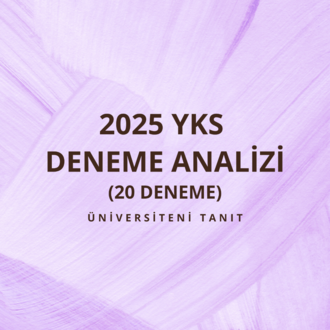 2025 YKS Deneme Analizi