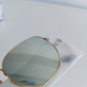 Sıfır Orijinal Rayban Beşgen Aynalı Model 51/21 Unisex Güneş Gözlüğü