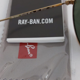 Sıfır Orijinal Rayban Yuvarlak Unisex Model Güneş Gözlüğü •50/21•