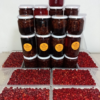 Dağ çileği reçeli 425 CC kavanozda 500gr.