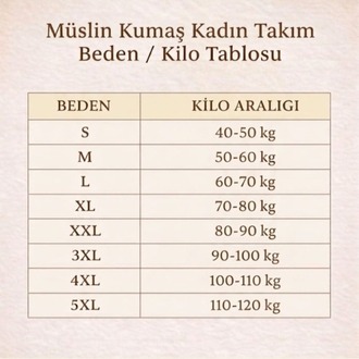 %100 Pamuk Müslin Kumaş Kadın Takım Yağ Yeşili