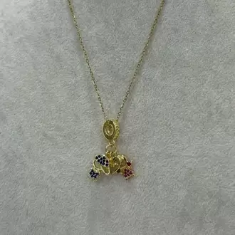 Çelik Best Friends Sevgi Charm Kolye