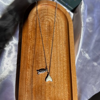 Çelik Balık Charm Kolye