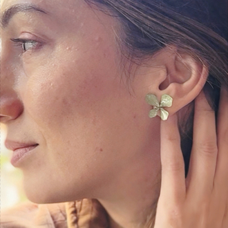 Hydrangea Stud Earrings