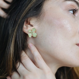 Hydrangea Stud Earrings