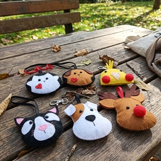 Kedi ve Köpek Anahtarlık Seti
