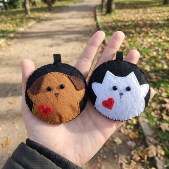 Kedi ve Köpek Anahtarlık Seti