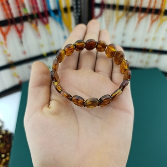 Kehribar Rolex Bileklik Koyu Renginde Orjinal Sertifikalı Sınırlı Stok