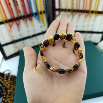 Kehribar Rolex Bileklik Bay Bayan 1+1 Dizilimli Şık Görünüm Orjinal Sertifikalı