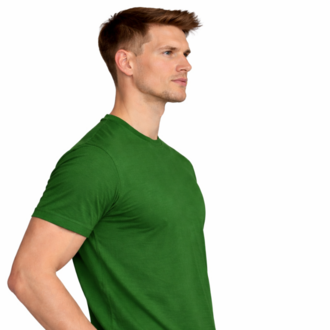 Sarı Basic Tişört Erkek %100 Pamuk – Regular Fit Günlük Rahat & Şık T-Shirt