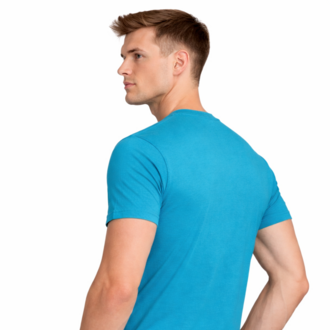 Turkuaz Basic Tişört Erkek %100 Pamuk – Premium 30/1 Compact Penye Regular Fit T-Shirt