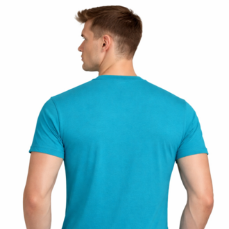 Turkuaz Basic Tişört Erkek %100 Pamuk – Premium 30/1 Compact Penye Regular Fit T-Shirt