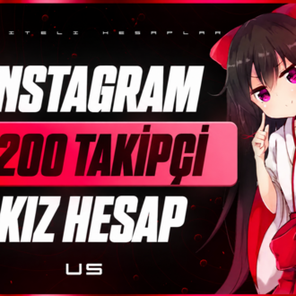 200 Takipçili ✅ İNSTAGRAM KIZ HESAP⚡