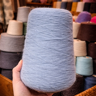 Premium Gümüş Mavi Tavşan Tüyü 100g