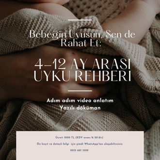 4-12 ay arası uyku rehberi