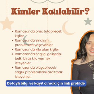 Ramazanda Doğru Beslenme Atolyesi