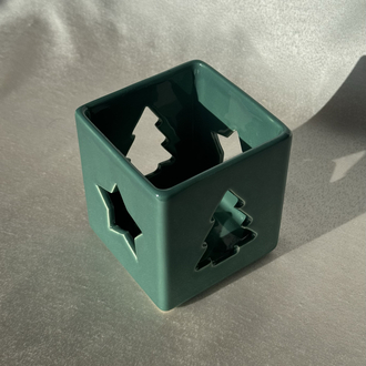 Vintage ASA Yılbaşı Temalı Tealight Mumluk