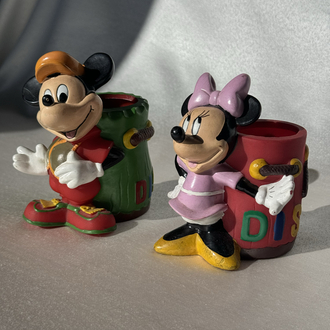 Vintage Mickey & Minnie Mouse Kalemlik